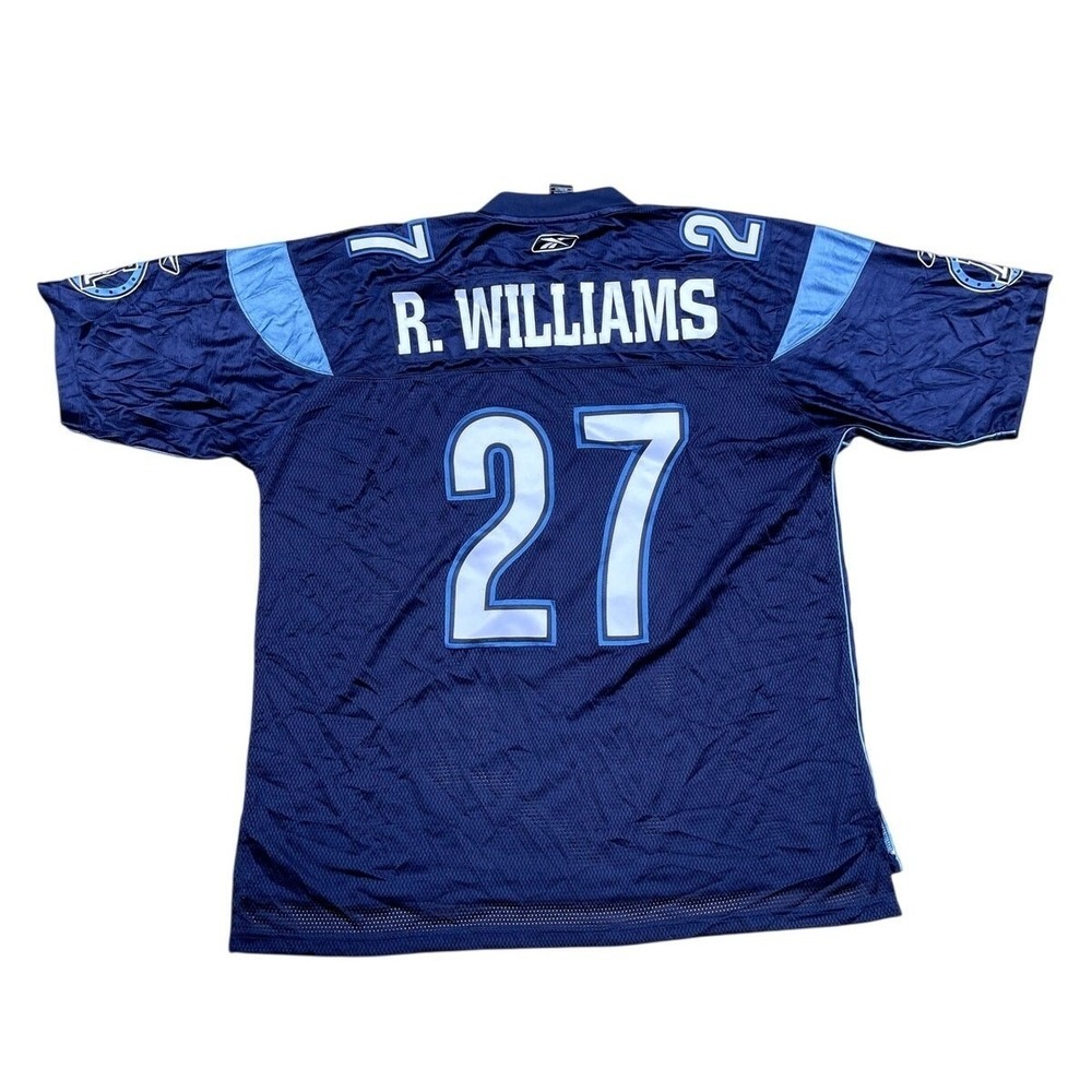 Reebok Toronto Argonauts CFL Jersey Ricky Williams 27 Blue Stitched Mens 2XL - Picture 2 of 6